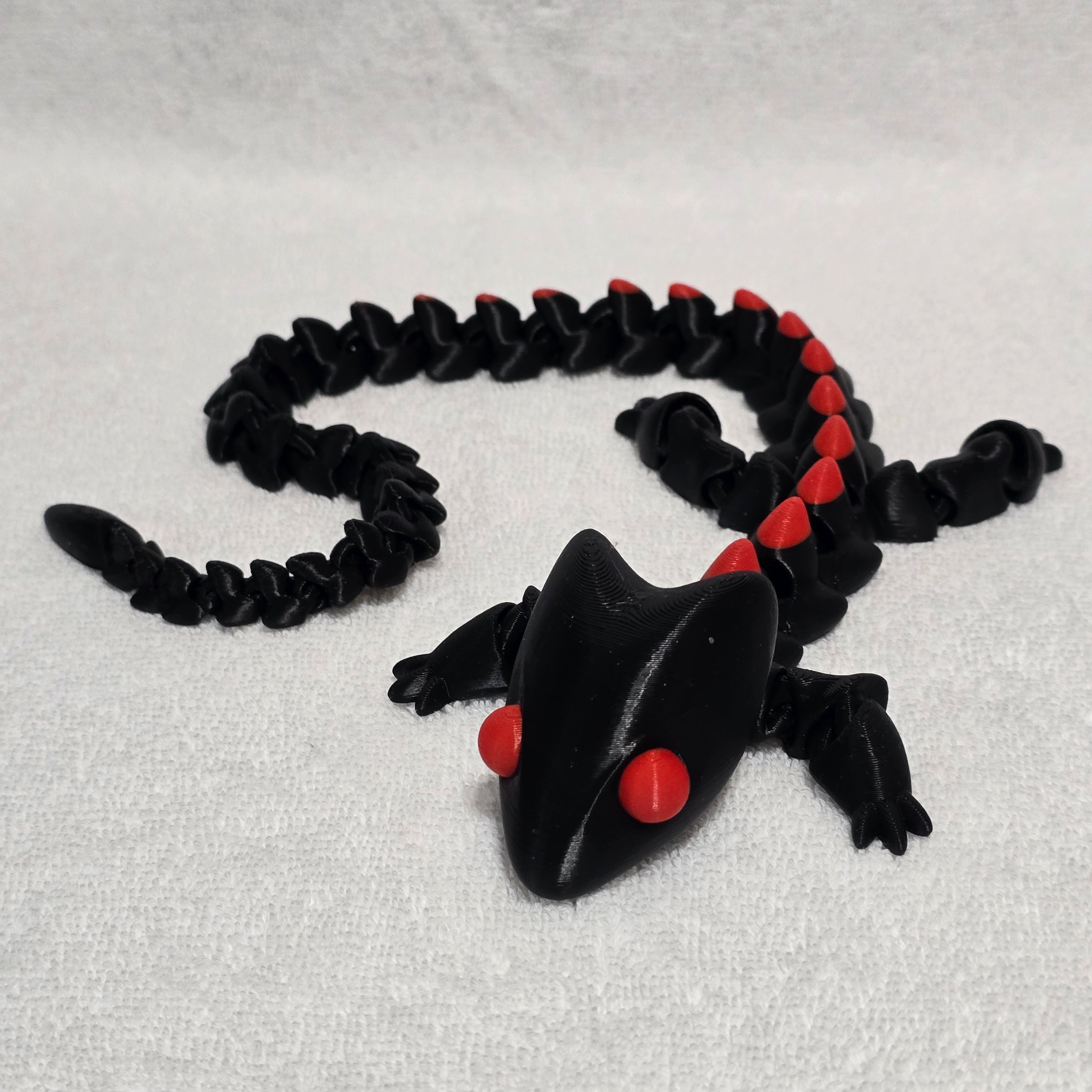 Articulated Dragon Colored Spines