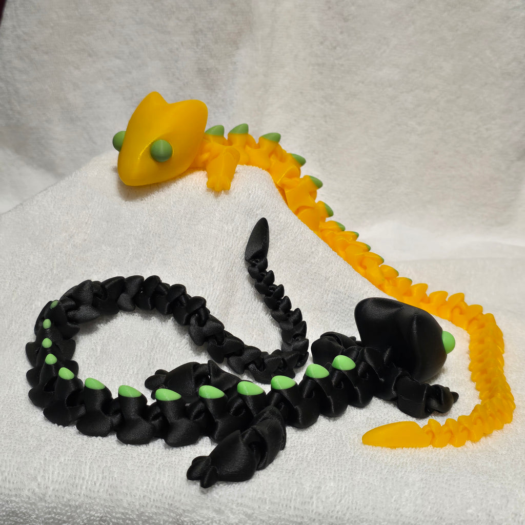 Articulated Dragon Colored Spines