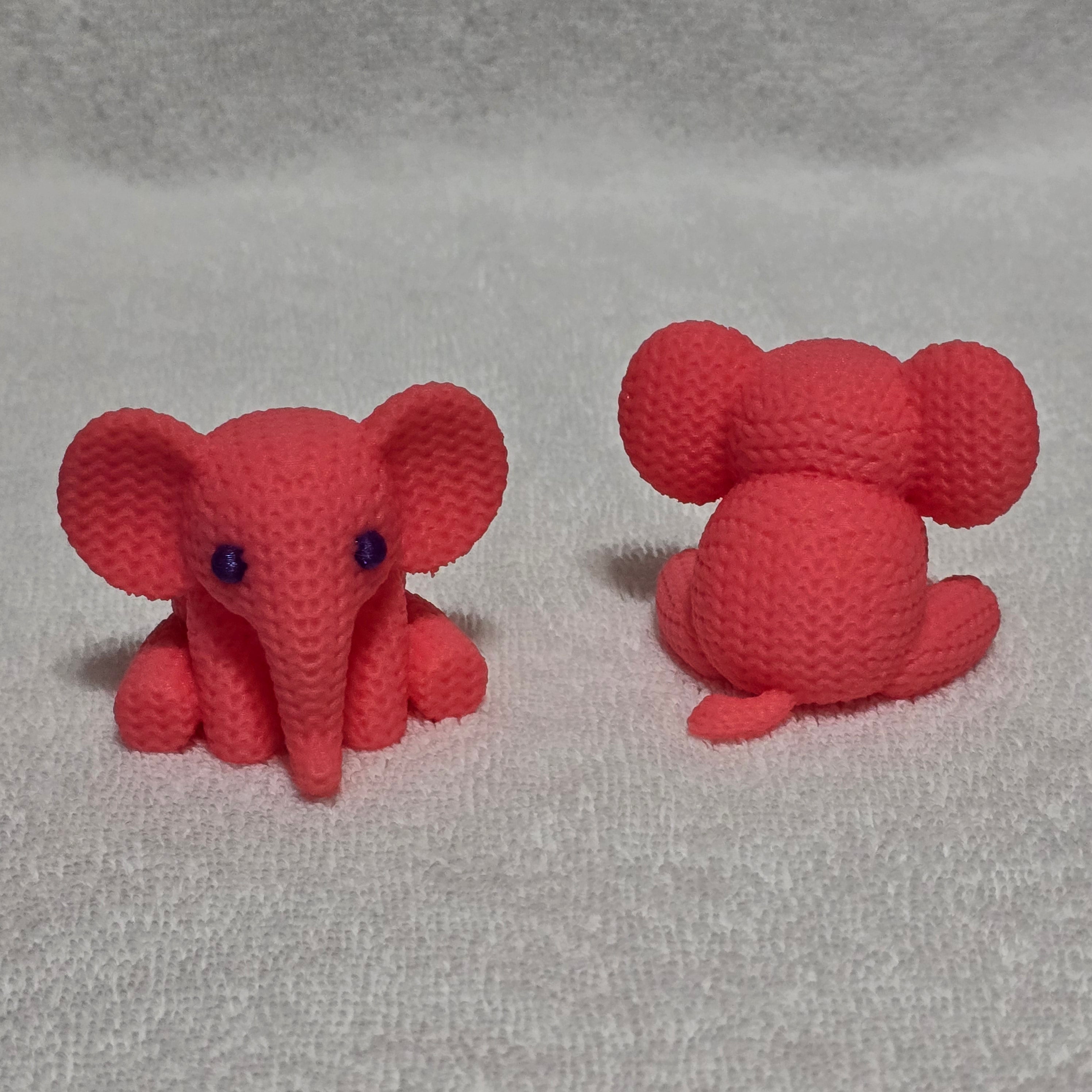 Knitted Elephant