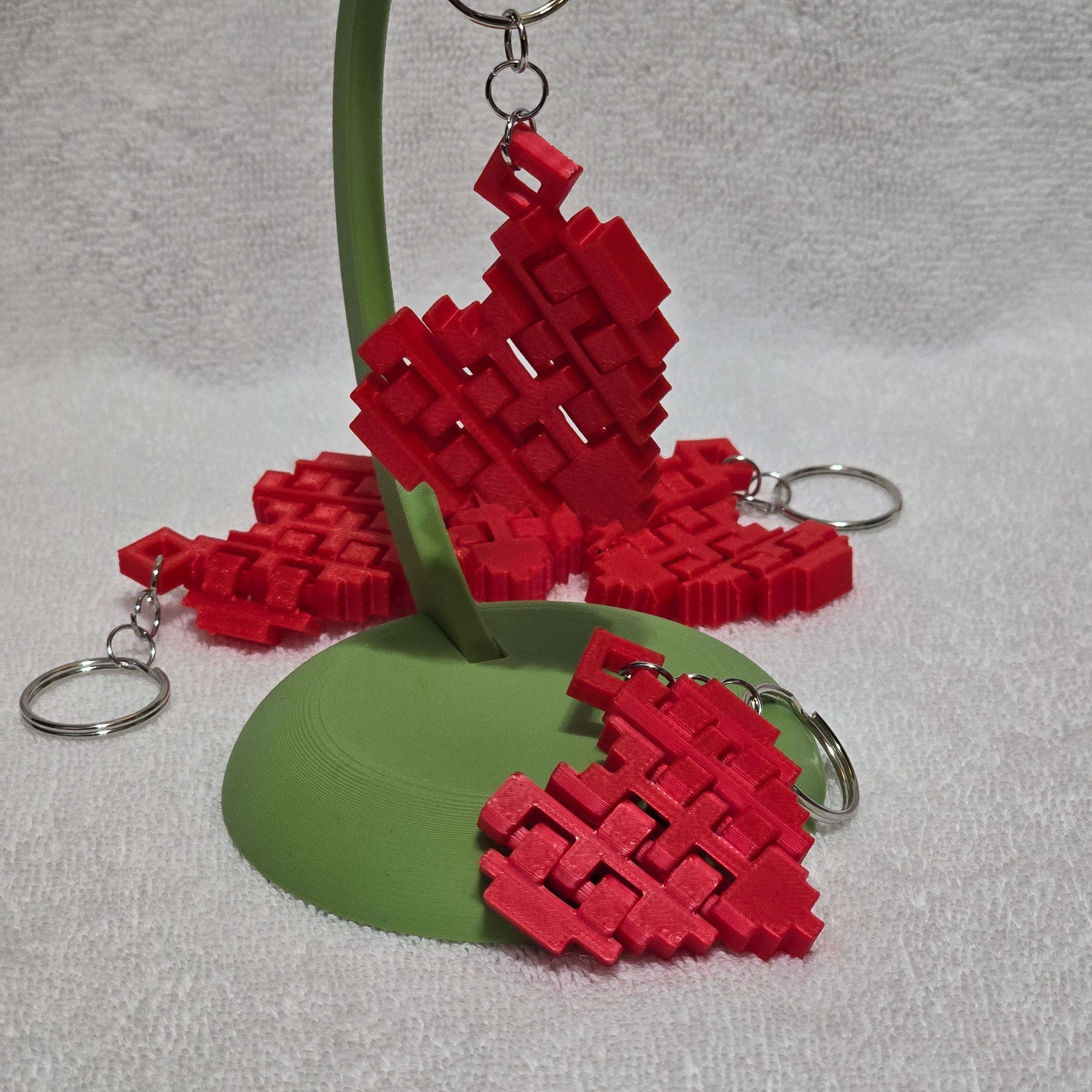 Valentine - Articulated Heart Key Chain